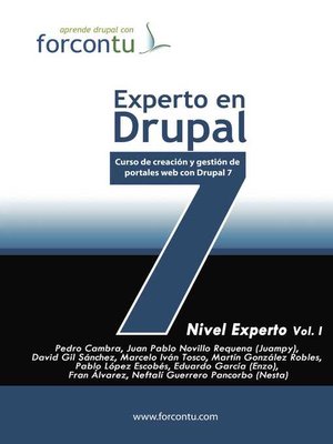 cover image of Experto en Drupal 7. Nivel Experto Vol.I